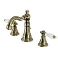 thumbnail image 1 of Fauceture American Patriot Widespread Bathroom Faucet, Antique Brass, 1 of 1
