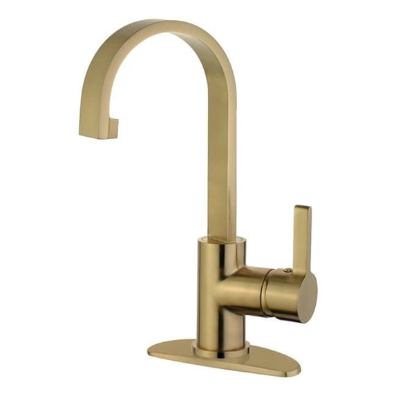 Fauceture Continental Single-Handle Bathroom Faucet, Brushed Brass