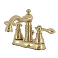 thumbnail image 1 of Fauceture FSC1603ACL American Classic 4 in. Centerset Bathroom Faucet with Brass Pop-Up, Brushed Brass, 1 of 3