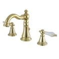 thumbnail image 1 of Fauceture FSC1972PL English Classic Widespread Bathroom Faucet, Polished Brass, 1 of 2