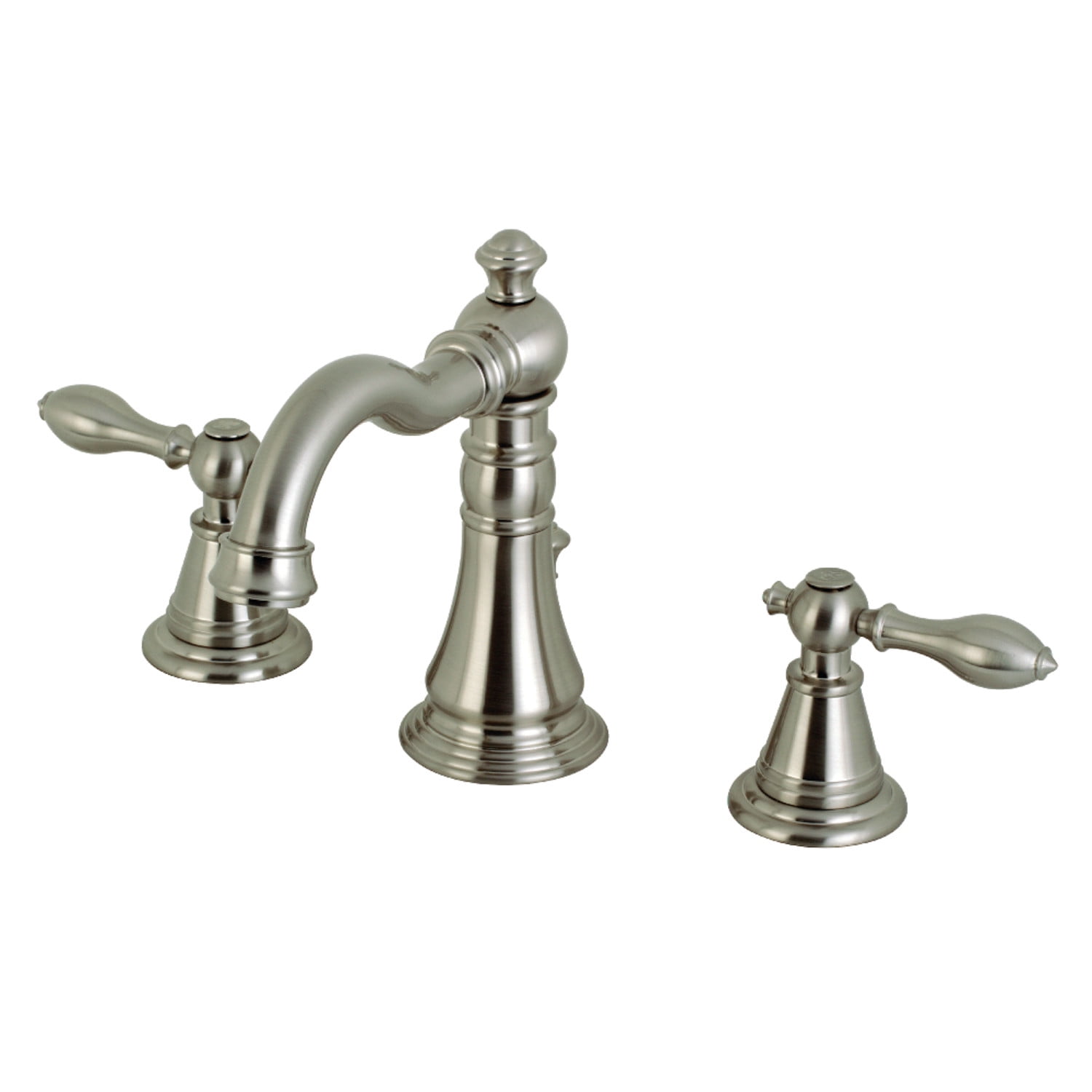 Matte Black English Classic 8" Widespread Bathroom Faucet