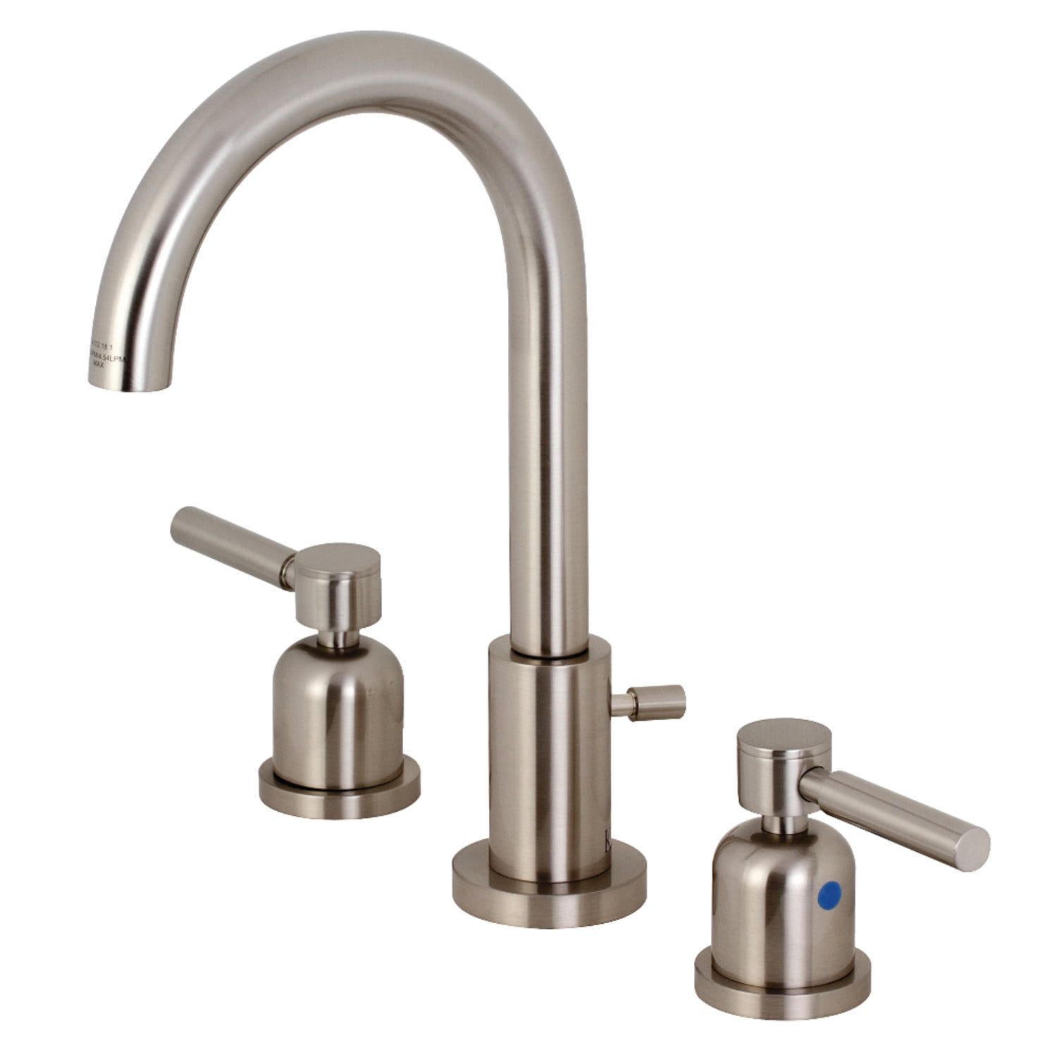 Concord Modern Brushed Nickel Widespread Bathroom Faucet