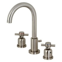 Fauceture FSC8928DX Concord Widespread Deck Mount Bathroom Faucet, Brushed Nickel