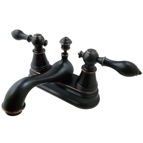 Fauceture FSY3606AL 4 in. Centerset Bathroom Faucet, Naples Bronze