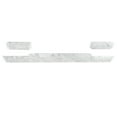 thumbnail image 1 of Fauceture Pemberton 36" Carrara Marble Vanity Top Backsplash with Sidesplash, White, 1 of 4