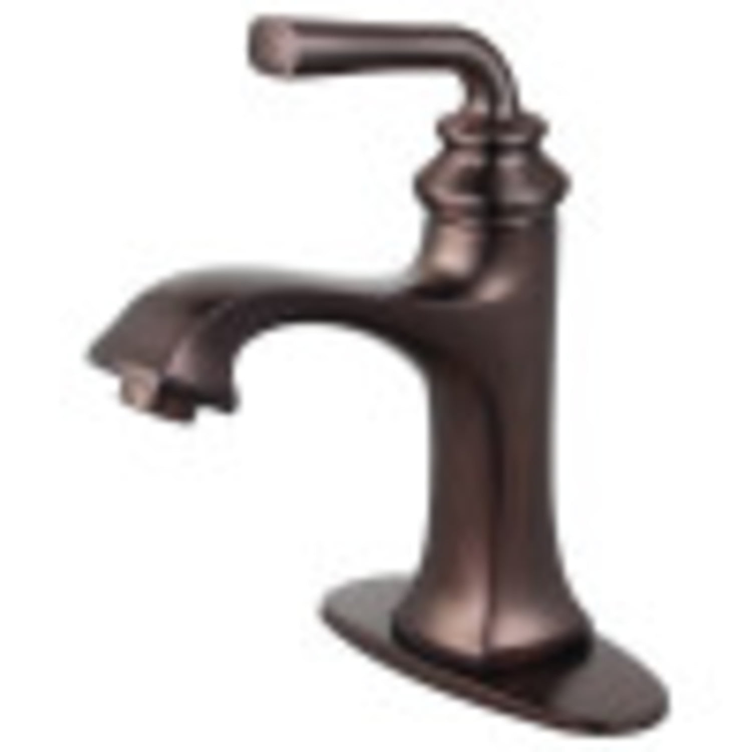 Fauceture LS4425RXL Restoration Single-Handle Bathroom Faucet with Push-Up Drain and Deck Plate, Oil Rubbed Bronze