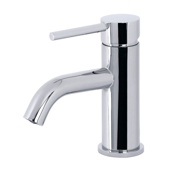 Kingston Brass LS8221DL Concord One-Handle 1-Hole Bathroom Faucet with Push Pop-Up Drain in Polished Chrome