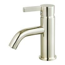 Fauceture LS822CTLPN Continental Single-Handle Bathroom Faucet with Push Pop-Up, Polished Nickel