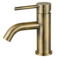 thumbnail image 1 of Fauceture LS822DLAB Concord Single-Handle Bathroom Faucet with Push Pop-Up, Antique Brass, 1 of 2