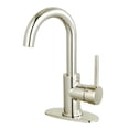 thumbnail image 1 of Fauceture LS843DLPN Concord Single-Handle Bathroom Faucet with Push Pop-Up, Polished Nickel, 1 of 2