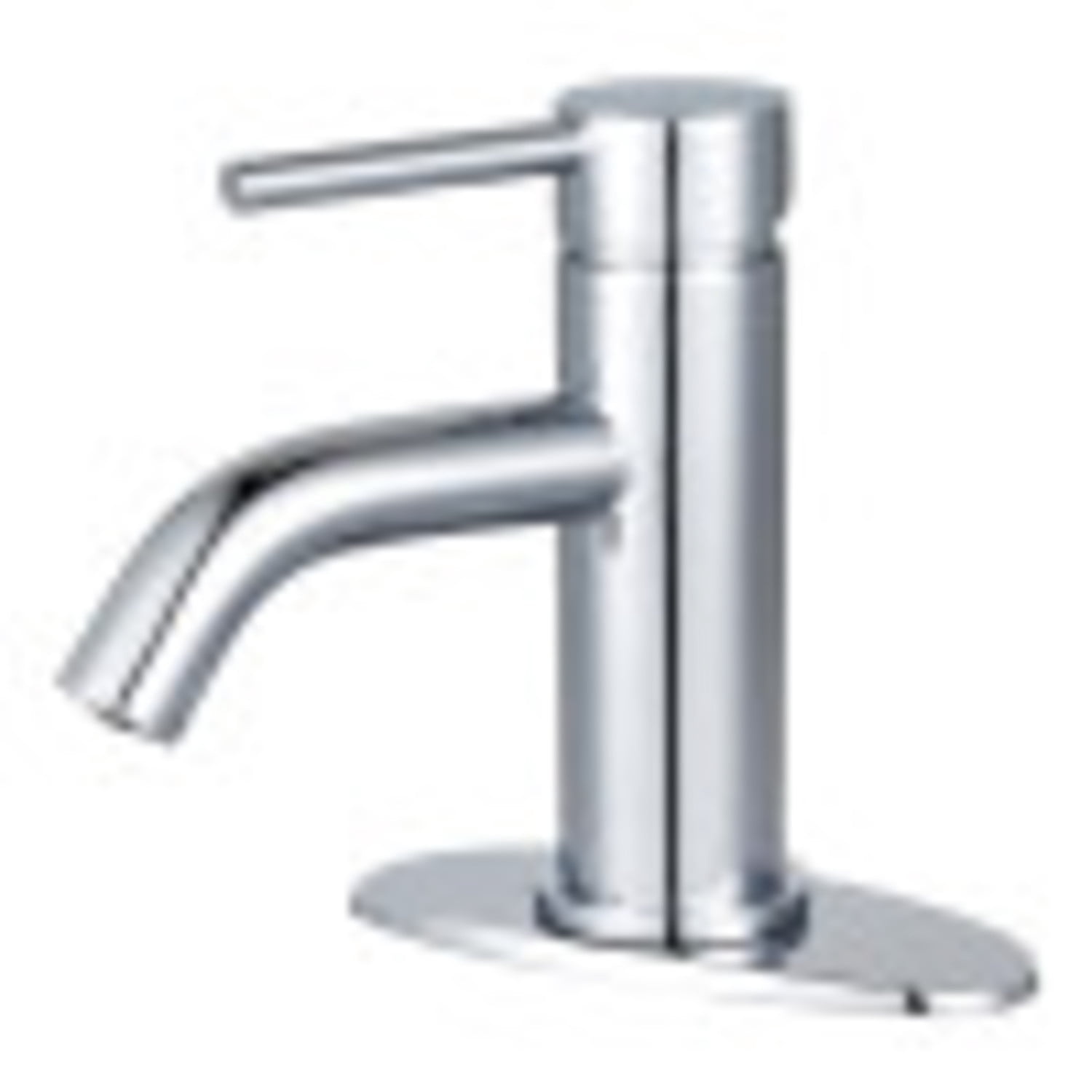 Fauceture Concord Single-Handle Bathroom Faucet - Polished Brass, Push Pop-Up Drain Included