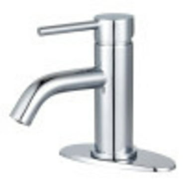 Fauceture LSF8221DL Concord Single-Handle Bathroom Faucet with Push Pop-Up, Polished Chrome