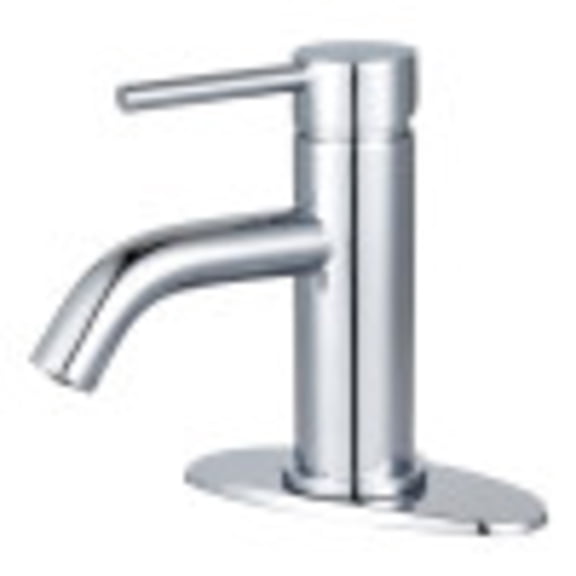 Fauceture LSF8221DL Concord Single-Handle Bathroom Faucet with Push Pop-Up, Polished Chrome