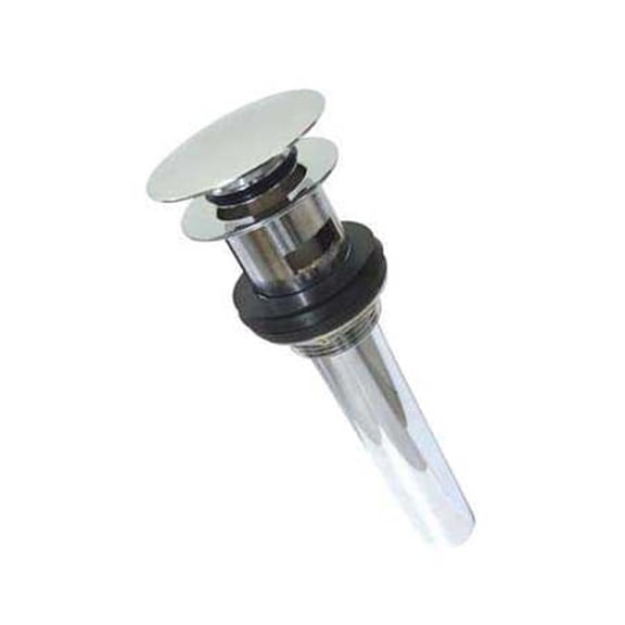 Fauceture Push Pop-up Drain with Overflow Chrome