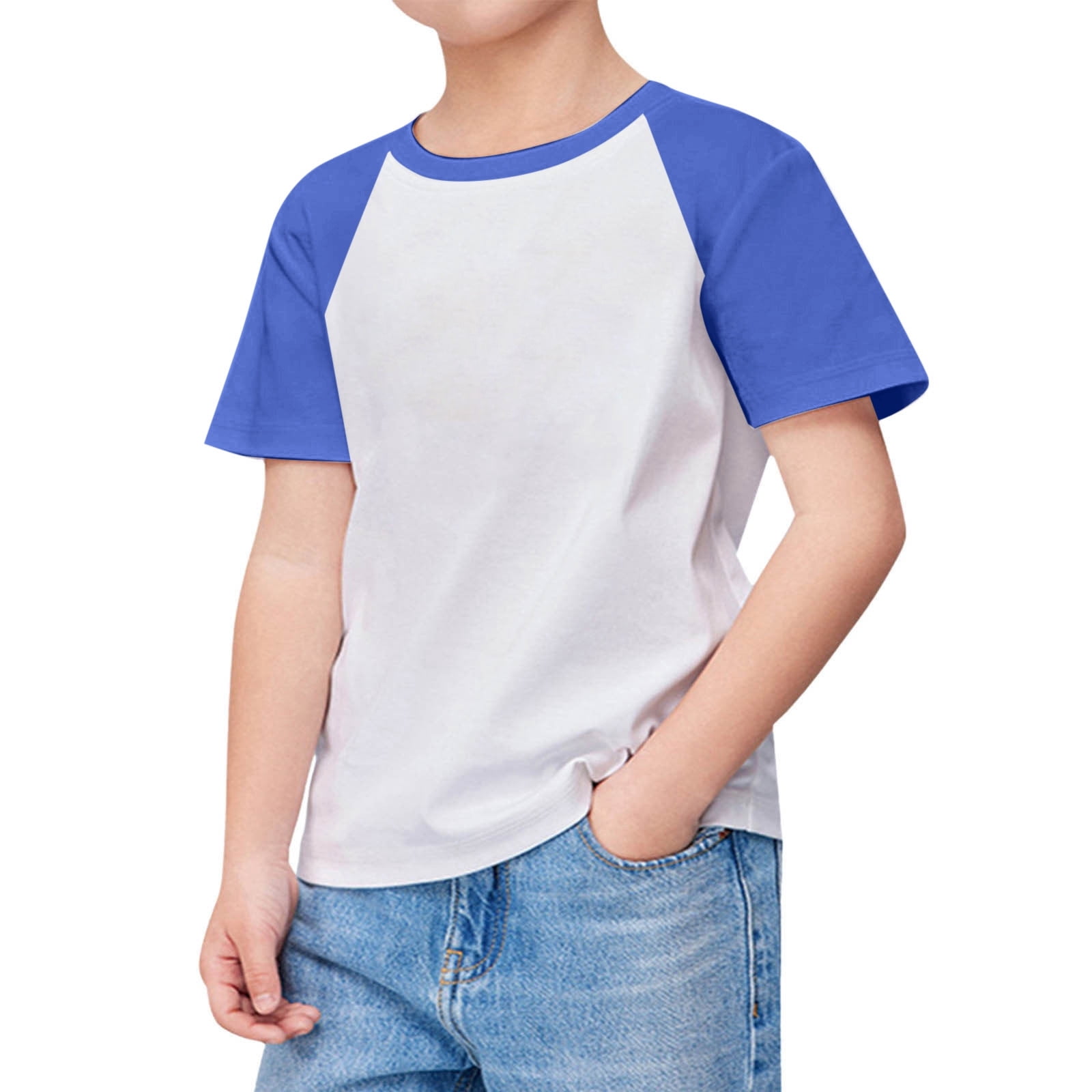 Boys Casual Short Sleeve T-Shirt - Charcoal