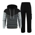 Fauean Casual Suits for Men Autumn and Winter Sport Hooded Top and