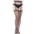 thumbnail image 1 of Fauean Fishnet Stockings for Women Women's Transparent Lace Suspender Pantyhose Tights C, 1 of 9