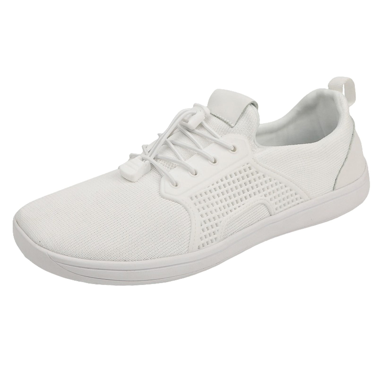 Fauean Sneakers for Women Mesh Breathable Wide Toe Sports Shoes Versatile Women's Shoes White Size 36