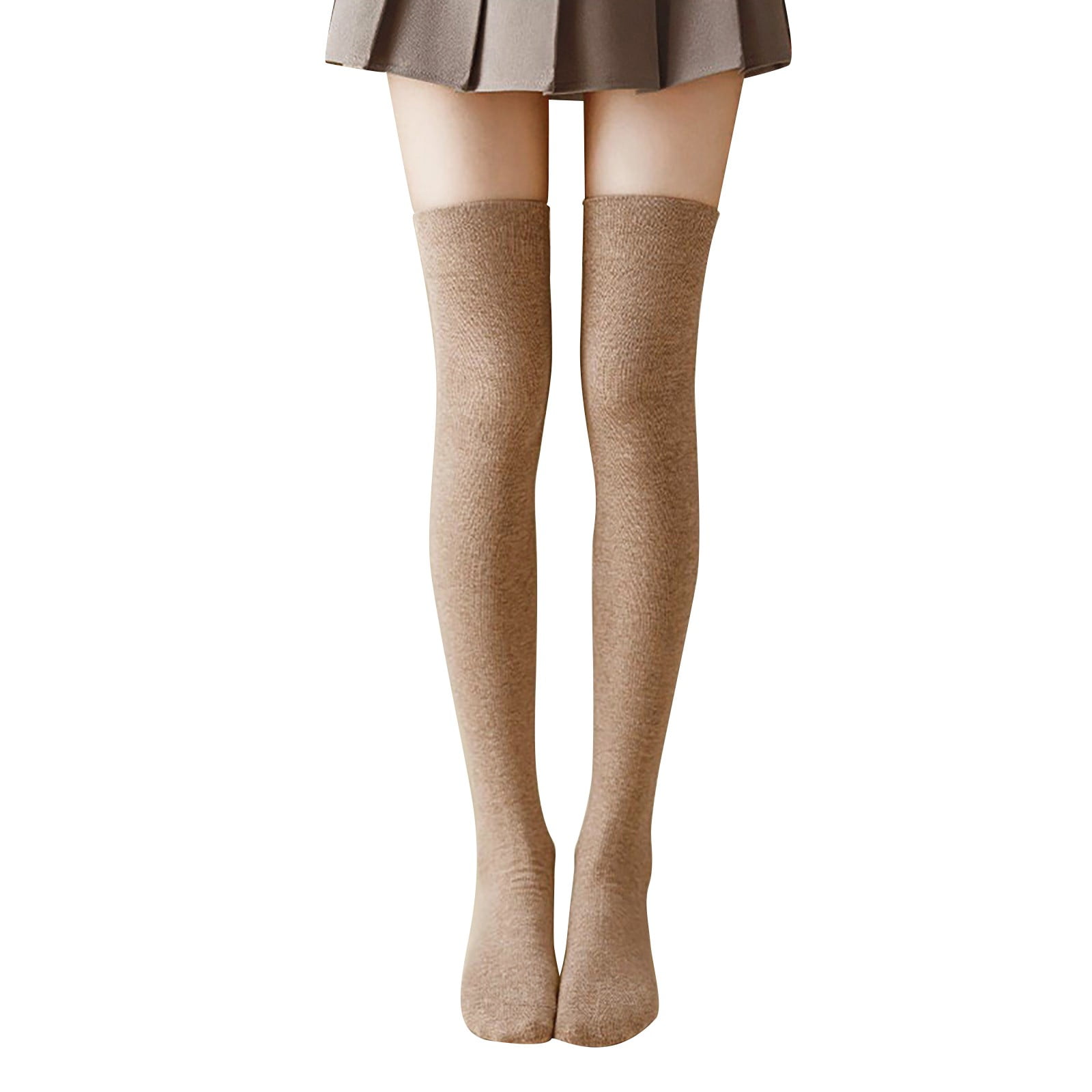 Fauean Stockings for Women Versatile and Simple Thigh High Socks Ladies — free download