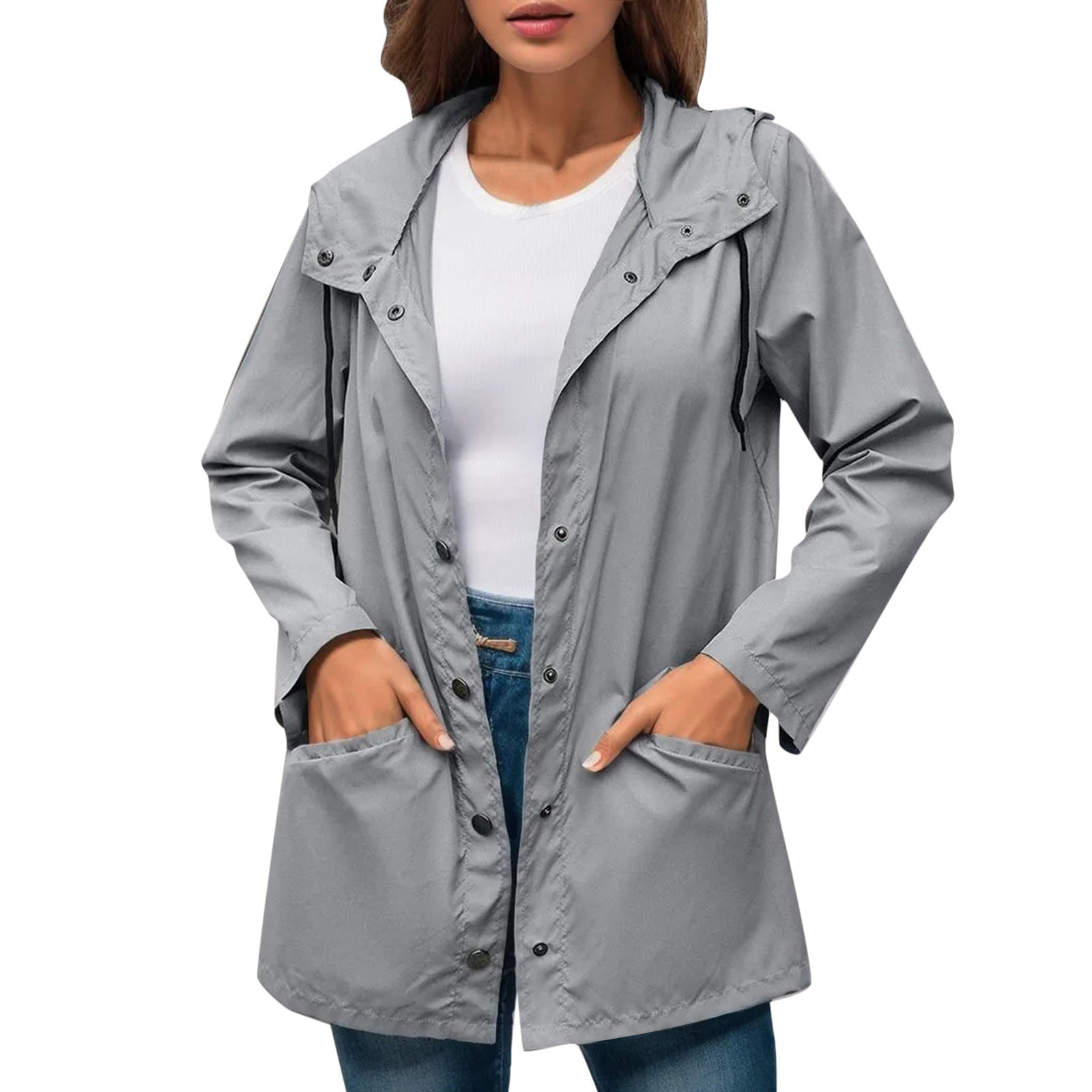 Fauean Women's Anoraks Outdoor Mountaineering Sports Hoodie Casual Mid