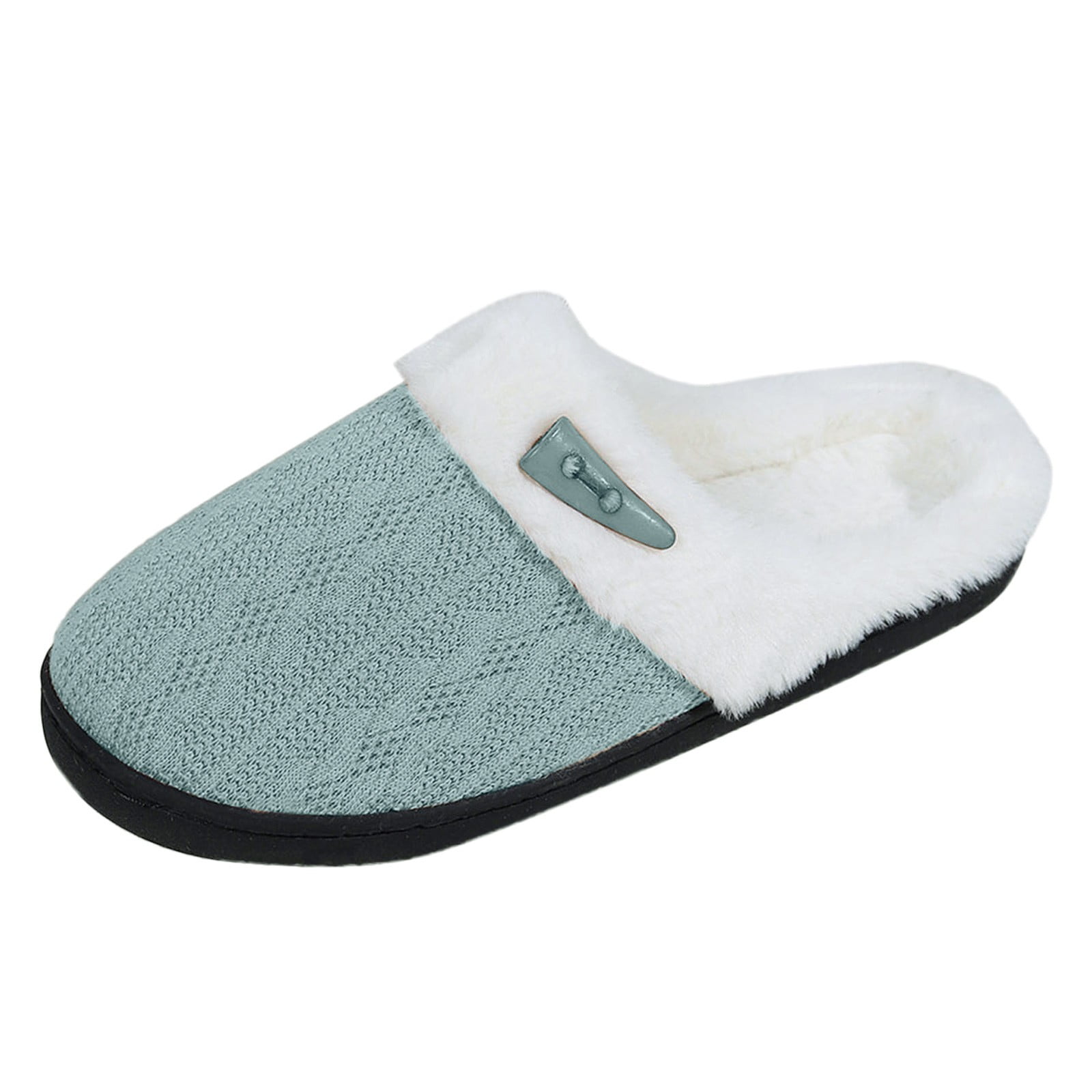Fauean Women's Indoor Bedroom Slipper with Memory Foam Softness and Comfort Daily Wear Green ...