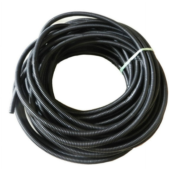 Fauful 0.73" Split Wire Loom Conduit 65Ft. Polyethylene Tubing Automotive Car Power Amp
