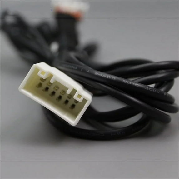 Fauful 12 Pins RCA Adapter Connector Wire Cable For Mazda 3 Mazda3 Axela Sedan 2014-2017