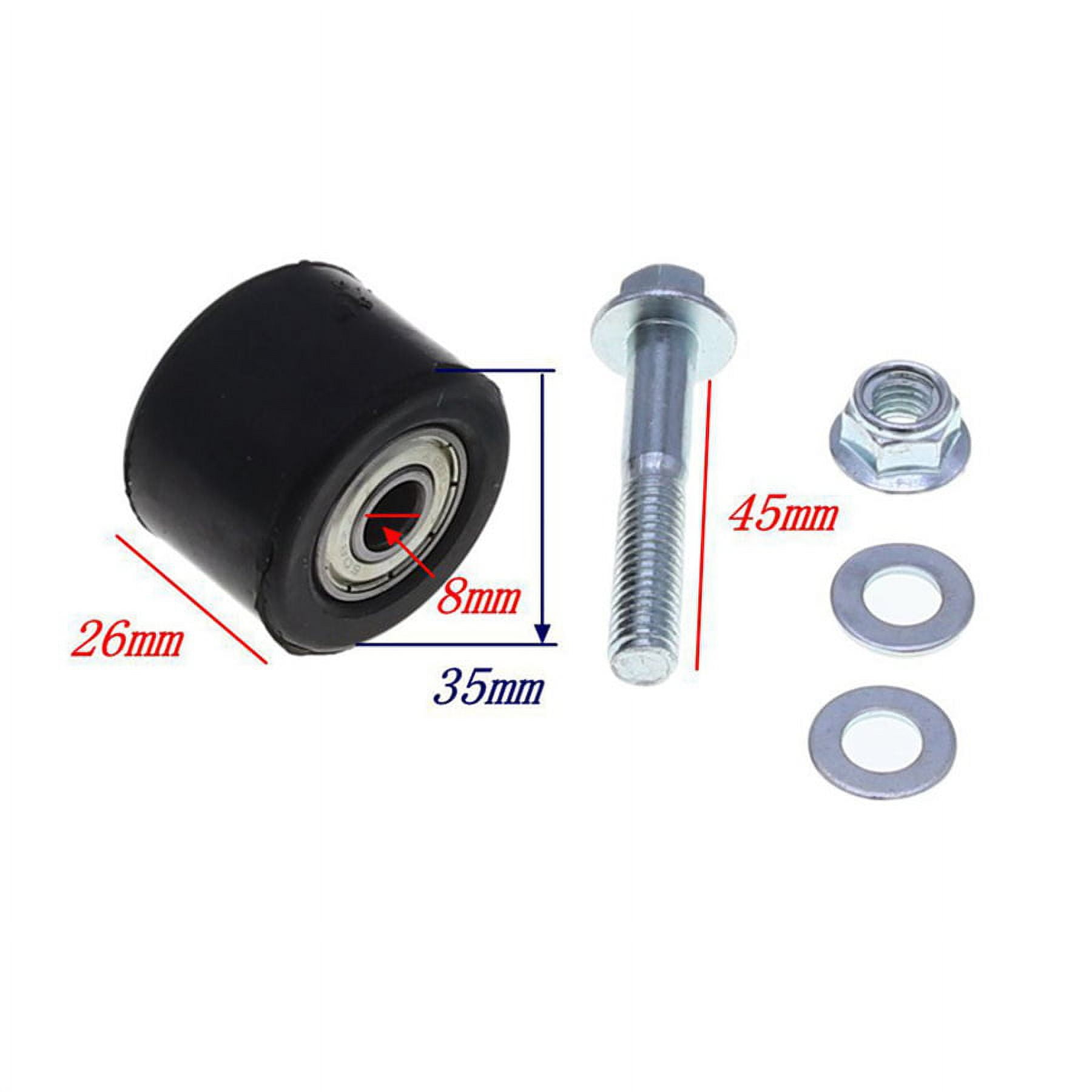 Fauful 2 Sets Upper \u0026 Lower Swingarm Chain Roller For Yamaha Raptor YFM350 3TB221780000