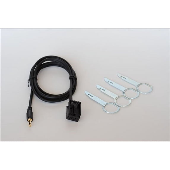 Fauful AUX Input Lead Adapter Cable 3.5mm For Ford With Four Removal Keys