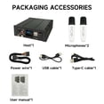 thumbnail image 1 of Fauful Car Digital Audio Processor With 2 Microphone Dsp Amplifier With 16 Pin Wiring Harness, 1 of 5