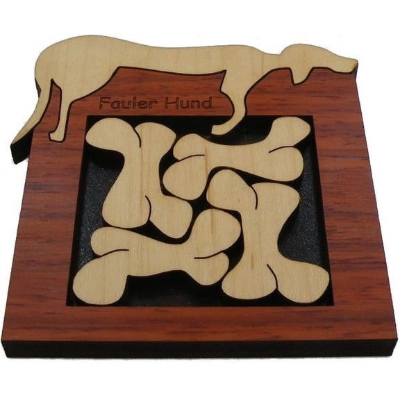 Fauler Hund - Wooden Packing Problem Brain Teaser