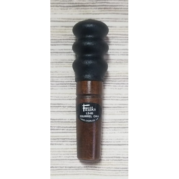 Faulks LS-85 Deluxe Squirrel Call Realistic Distress Call, Brown