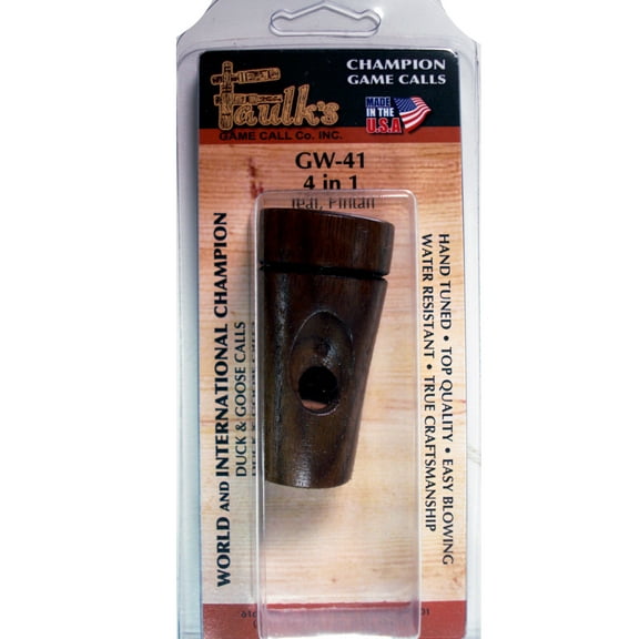 Faulk's Game Calls 4-in-1 Duck Calls GW-41, Brown
