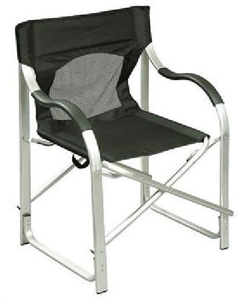 Faulkner 43948 Aluminum Directors Chair - Black