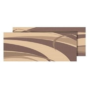 Faulkner 53015 Brown And Beige RV Patio Mat - 9' x 12'