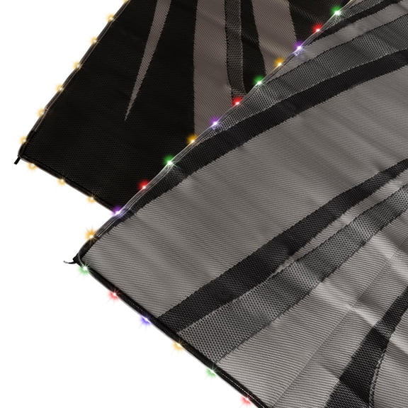 Faulkner 53025 Mat Led Mod Swish Black/grey 9 X 18