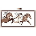 thumbnail image 1 of Faulkner Beige Mat Spx Horses Outdoor Rug, 9' x 12', 1 of 2