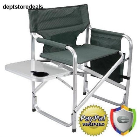 Faulkner  Director Chair with Tray & Cup - Green