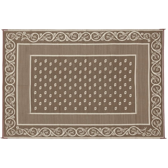 Faulkner FLK-48695 6 x 9 ft. Vineyard Mat - Beige