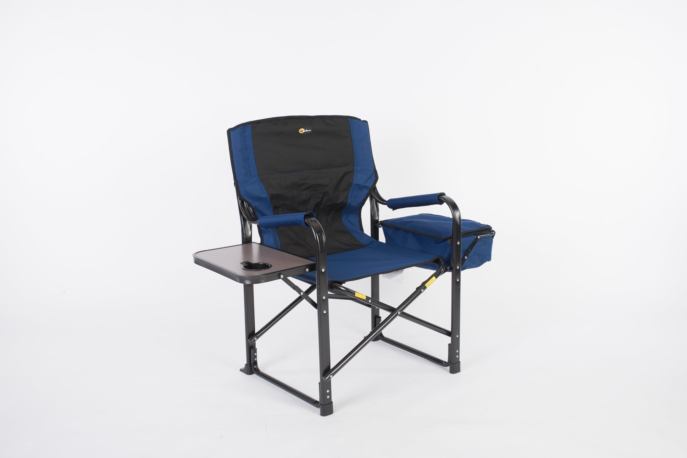 FAULKNER Regiestuhl "El Capitan" – Klappbar, Mit Tablett & Kühltasche, Burgunder/schwarz, 136 Kg Tragkraft