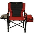 thumbnail image 1 of Faulkner FLK-49582 El Capitan Director Chair with Cooler Bag, Burgundy - Black, 1 of 4