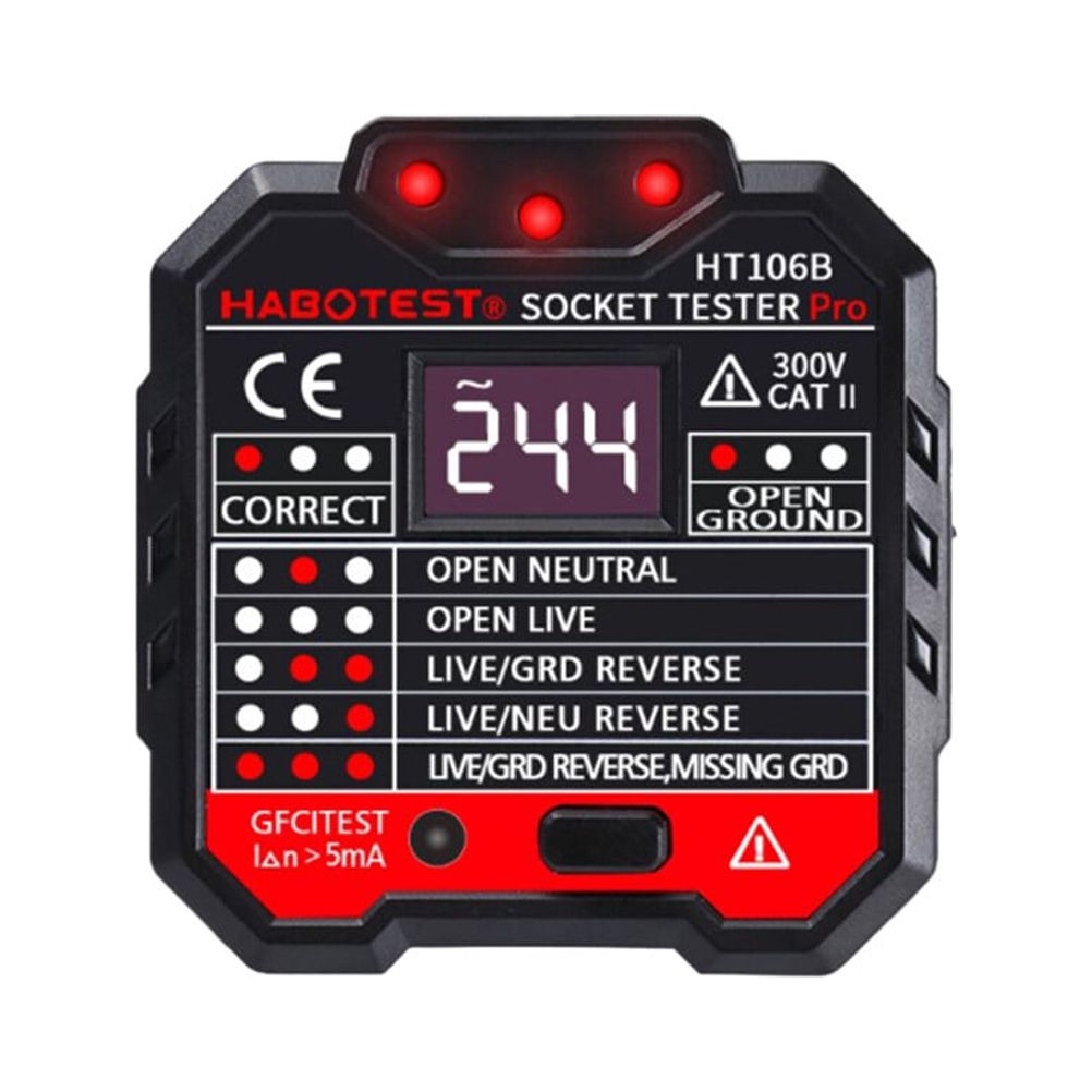 Fault Checker Electric Socket Tester Wall Socket Testing Socket Tester
