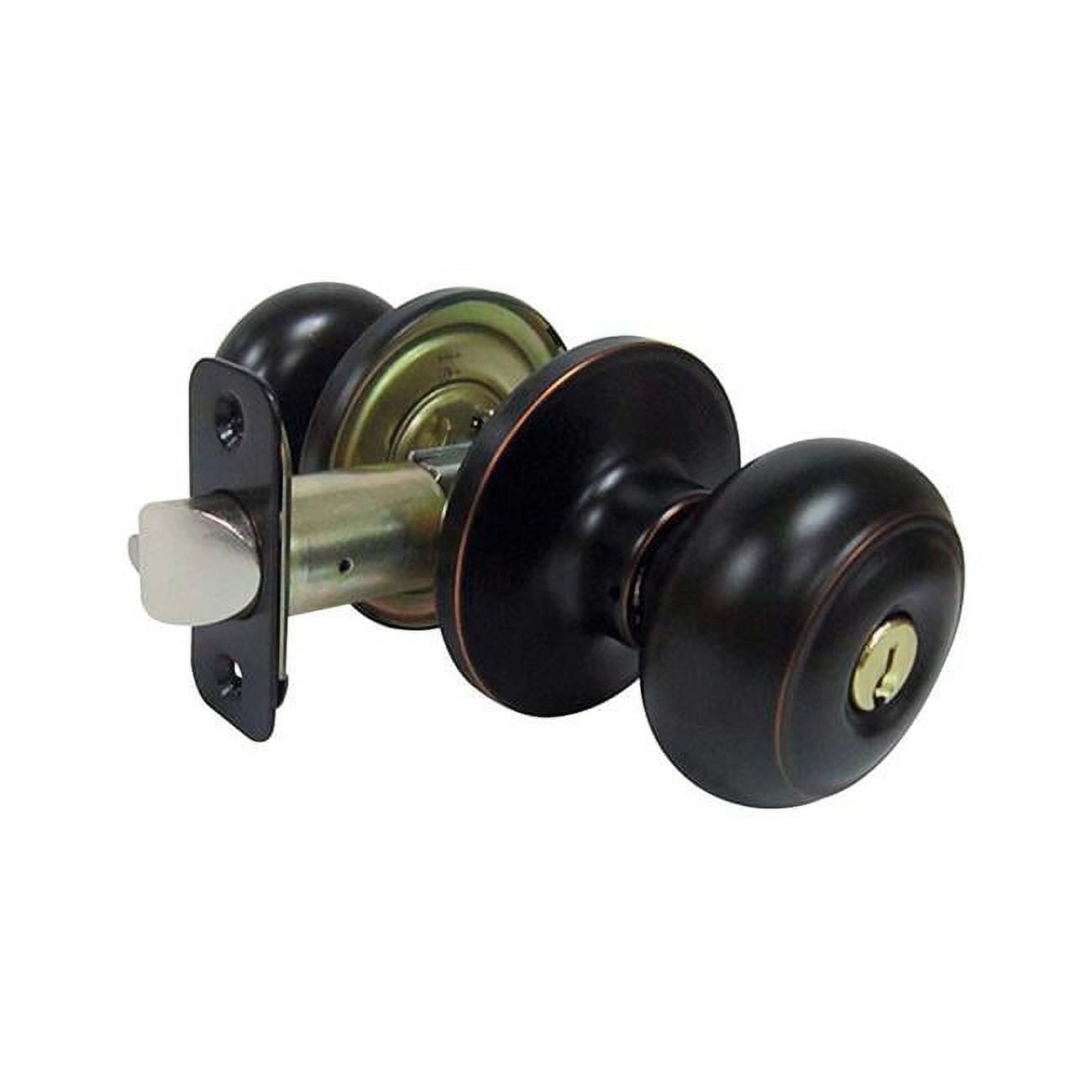 Faultless Fancy Mushroom Aged Bronze Entry Knob and Single Cylinder Deadbolt Right Handed Faultless Fancy Mushroom Aged Bronze Entry Knob and Single Cylinder Deadbolt Right Handed