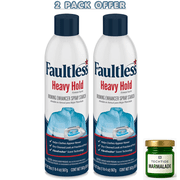 Faultless Heavy Hold Ironing Enhancer Spray Starch Professional Crisp Finish