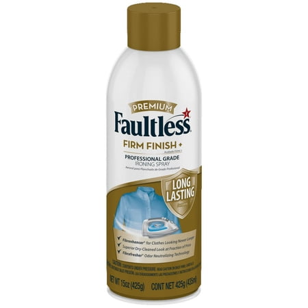 Faultless Premium Firm Finish+ Ironing Spray, 15 oz Can