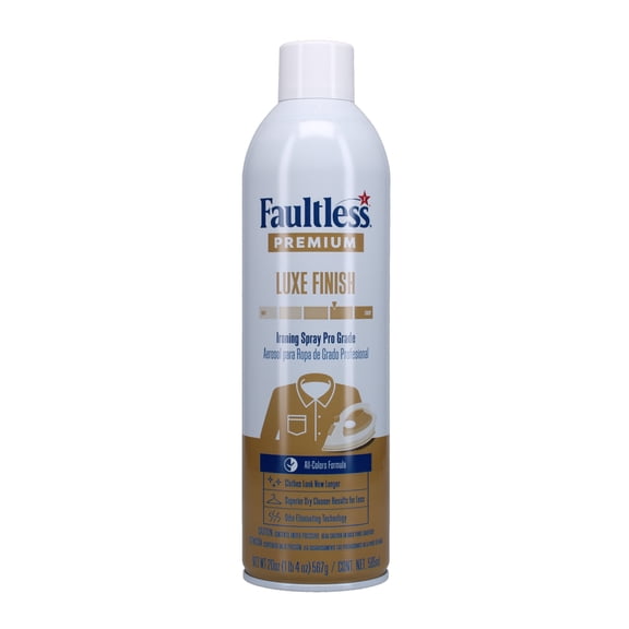 Faultless Brands 20 oz Premium Luxe Finish Ironing Spray for Crisp Fabrics