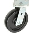 thumbnail image 1 of Faultless Swivel Plate Caster, 6" Polyolefin Wheel, 1 of 1
