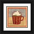 thumbnail image 1 of Faust, Richard 12x12 Black Ornate Wood Framed with Double Matting Museum Art Print Titled - Barrista Beauty 2, 1 of 4
