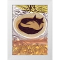 thumbnail image 1 of Faust, Richard 24x32 White Modern Wood Framed Museum Art Print Titled - Doodle Fox, 1 of 4