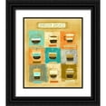 thumbnail image 1 of Faust, Richard 26x30 Black Ornate Wood Framed with Double Matting Museum Art Print Titled - Barista Chart, 1 of 4